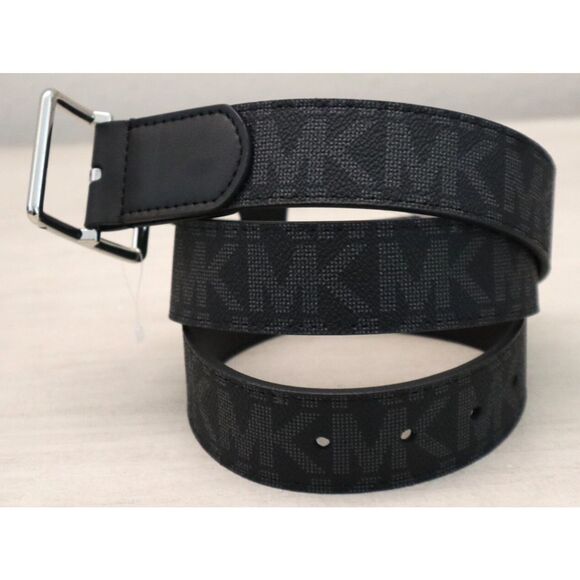Michael Kors 86S5SBLY7B Men's Sz 38 Black 34MM Swivel Reversible Dress Belt - Picture 2 of 8